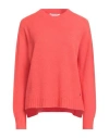 Kartika Knit Woman Sweater Coral Size M Viscose, Polyester, Polyamide