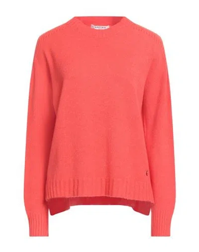Kartika Knit Woman Sweater Coral Size M Viscose, Polyester, Polyamide