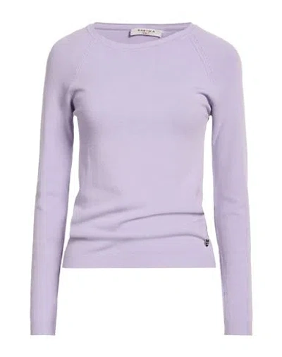 Kartika Knit Woman Sweater Lilac Size S Viscose, Polyamide In Purple