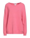 Kartika Knit Woman Sweater Pink Size L Viscose, Polyester, Polyamide In Pink