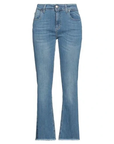 Kartika Woman Jeans Blue Size 12 Cotton, Elastane