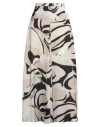 Kartika Woman Maxi Skirt Beige Size 8 Polyester, Viscose In Beige