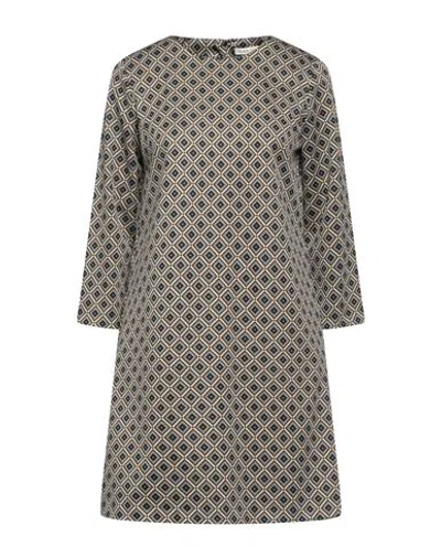 Kartika Woman Mini Dress Beige Size 10 Polyester, Polyamide, Elastane
