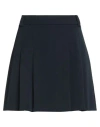 Kartika Woman Mini Skirt Midnight Blue Size 8 Polyester, Viscose, Elastane