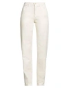 Kartika Woman Pants Beige Size 10 Cotton, Elastane
