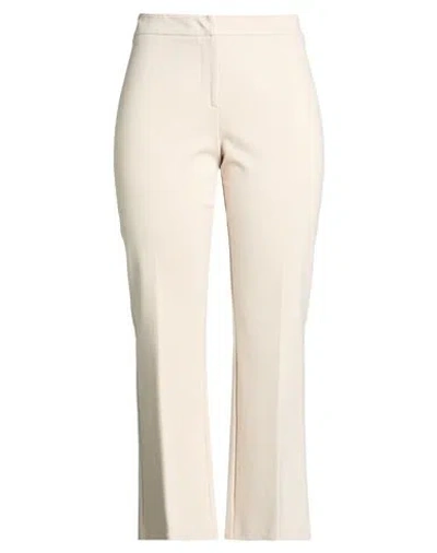Kartika Woman Pants Beige Size 12 Viscose, Polyamide, Elastane In Neutral