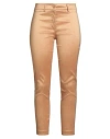 Kartika Woman Pants Beige Size 6 Polyester, Polyamide, Elastane In Gold