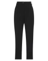 Kartika Woman Pants Black Size 10 Polyester, Viscose, Elastane In Black