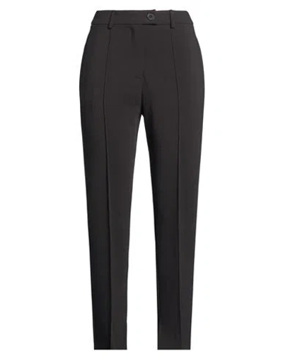 Kartika Woman Pants Black Size 4 Polyester, Viscose, Elastane