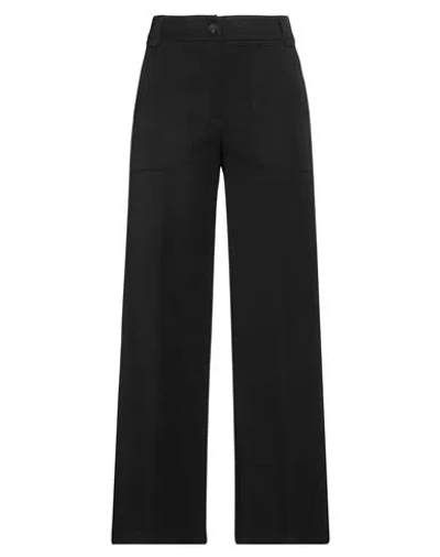 Kartika Woman Pants Black Size 6 Polyester, Viscose, Elastane