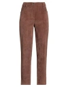 Kartika Woman Pants Brown Size 14 Polyester, Polyamide, Elastane
