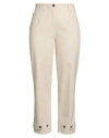Kartika Woman Pants Ivory Size 10 Cotton In White
