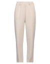Kartika Woman Pants Ivory Size 6 Polyester, Viscose, Elastane