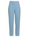 Kartika Woman Pants Light Blue Size 8 Polyester, Elastane