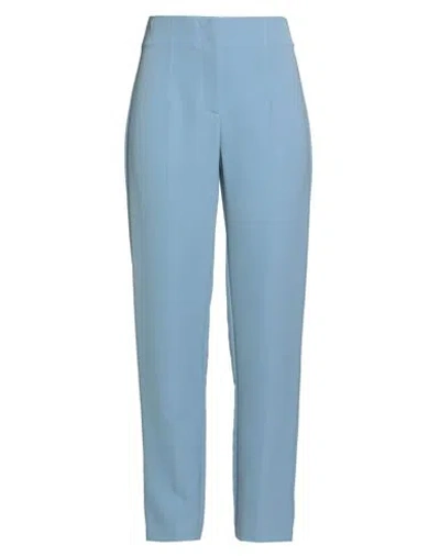 Kartika Woman Pants Light Blue Size 8 Polyester, Elastane