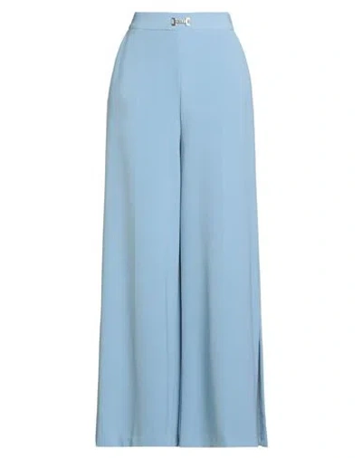 Kartika Woman Pants Light Blue Size 8 Polyester, Elastane