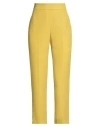 Kartika Woman Pants Mustard Size 2 Polyester, Polyamide, Elastane In Yellow
