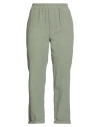 Kartika Woman Pants Sage Green Size 4 Cotton, Elastane In Green
