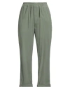 Kartika Woman Pants Sage Green Size 8 Cotton, Elastane