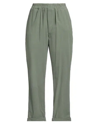 Kartika Woman Pants Sage Green Size 8 Cotton, Elastane