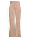Kartika Woman Pants Sand Size 10 Cotton, Elastane