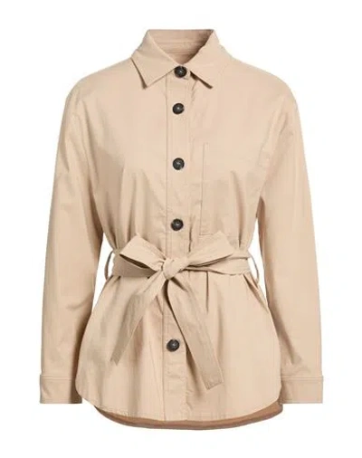 Kartika Woman Shirt Beige Size 10 Cotton, Polyamide, Elastane In Neutral