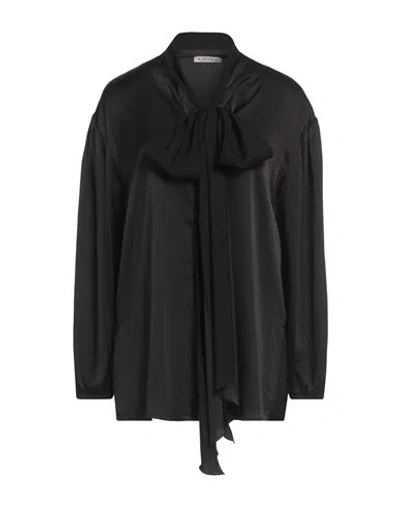 Kartika Woman Shirt Black Size 10 Polyester, Elastane
