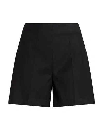 Kartika Woman Shorts & Bermuda Shorts Black Size 4 Polyester, Viscose, Elastane