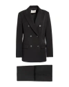 Kartika Woman Suit Black Size 6 Polyester, Viscose, Elastane In Black
