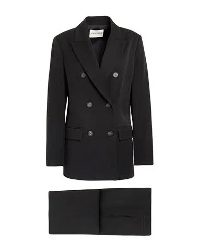 Kartika Woman Suit Black Size 6 Polyester, Viscose, Elastane