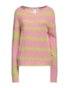 Kartika Woman Sweater Pink Size S Acrylic, Polyamide, Wool In Pink