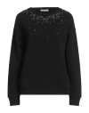 Kartika Woman Sweatshirt Black Size L Cotton