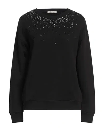 Kartika Woman Sweatshirt Black Size L Cotton