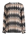 Kartika Woman Top Black Size 10 Polyester In Black