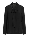 Kartika Woman Top Black Size 6 Acetate, Silk In Black