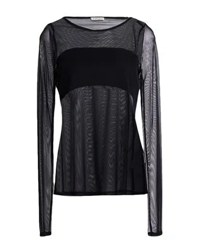 Kartika Woman Top Black Size L Polyester, Elastane