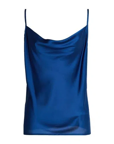 Kartika Woman Top Blue Size 10 Polyester, Elastane