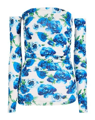 Kartika Woman Top Blue Size 6 Polyester, Viscose, Elastane