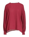 Kartika Woman Top Brick Size 8 Polyester In Red
