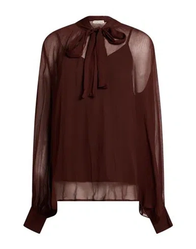 Kartika Woman Top Brown Size 4 Viscose