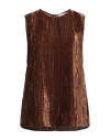 Kartika Woman Top Cocoa Size 10 Polyester In Brown