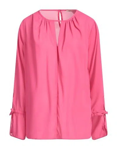 Kartika Woman Top Fuchsia Size 6 Polyester In Pink