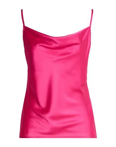 Kartika Woman Top Fuchsia Size 4 Polyester, Elastane In Pink