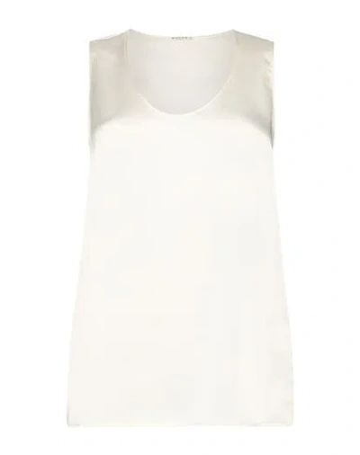 Kartika Woman Top Ivory Size 4 Polyester In White