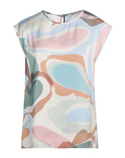 Kartika Woman Top Ivory Size 6 Polyester, Viscose