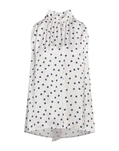 Kartika Woman Top Ivory Size 8 Polyester, Viscose