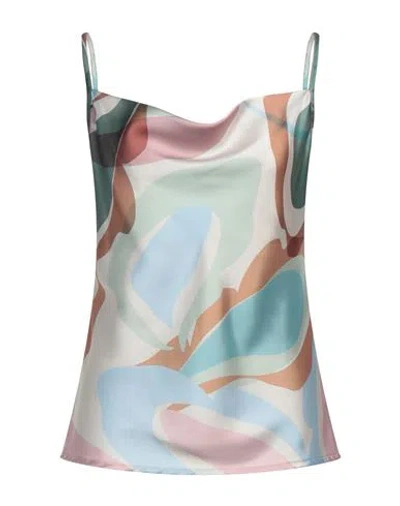 Kartika Woman Top Light Green Size 8 Polyester, Viscose