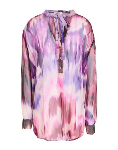 Kartika Woman Top Purple Size 10 Polyester In Multi