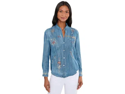 Karyn Seo Adira Shirt In Blue