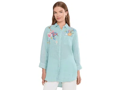 Karyn Seo Astrid Shirt Women's Clothing Seabreeze: Xs In Multi